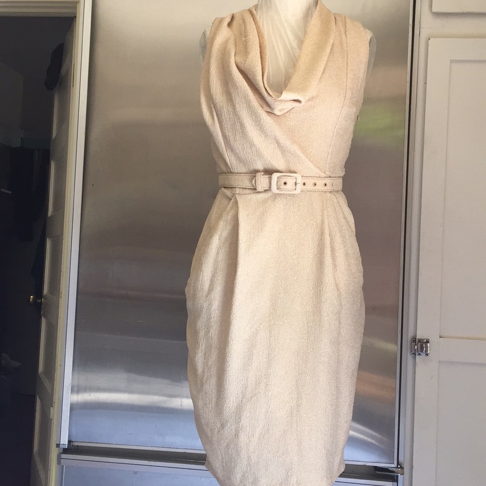 Gold Eva Franco Dress